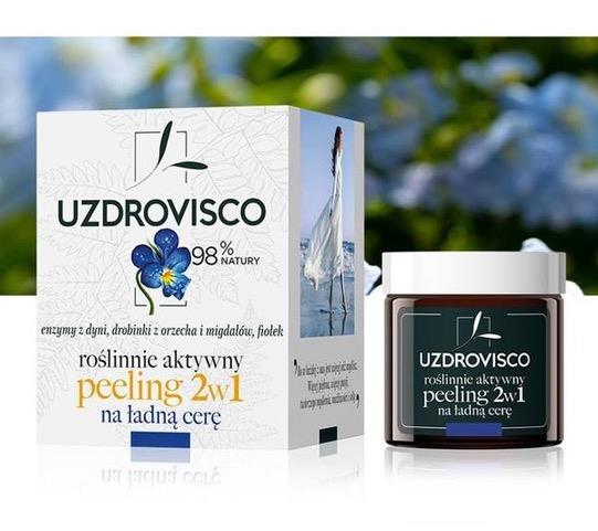 UZDROVISCO -  Uzdrovisco Roślinnie aktywny peeling 2 w 1 na ładna cerę – fiołek